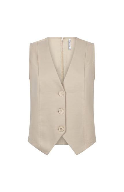 Zoso Gilet Mila Sand 252 Stretchshop.nl
