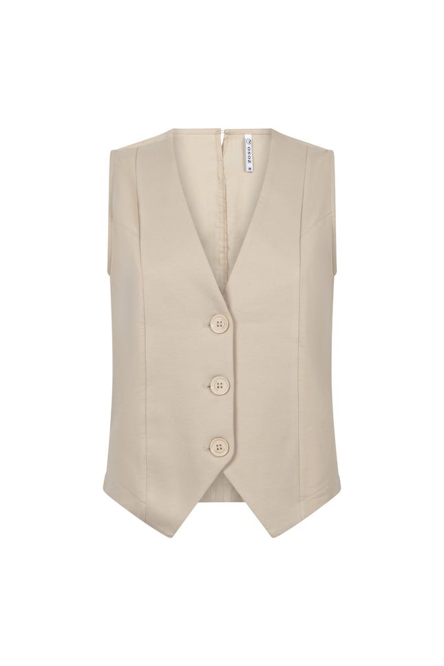 Zoso Gilet Mila Sand 252 Stretchshop.nl