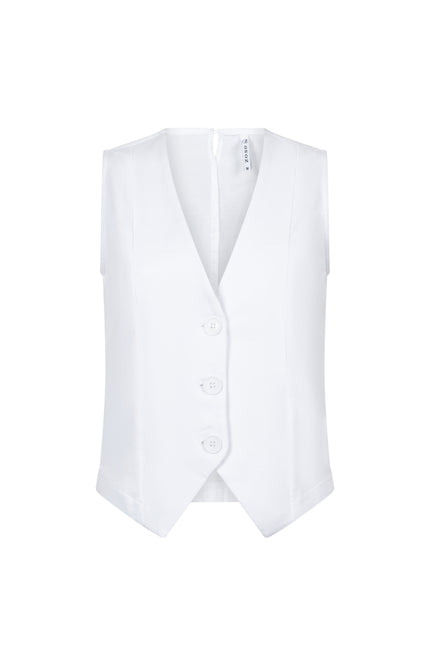 Zoso Gilet Mila White 252 Stretchshop.nl