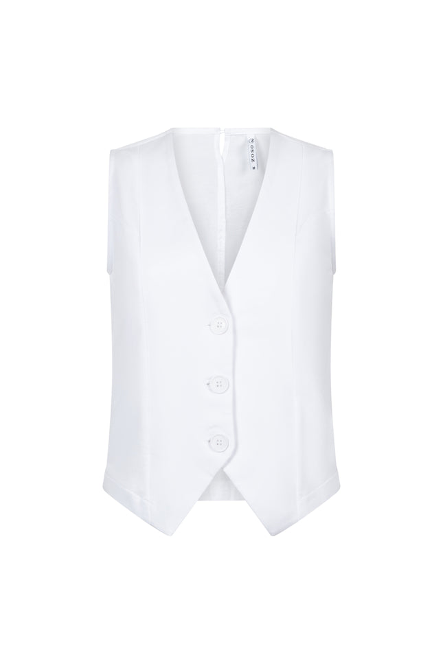 Zoso Gilet Mila White 252 Stretchshop.nl