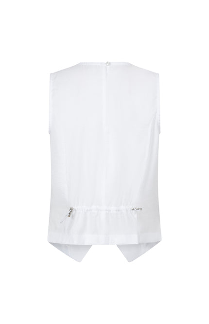 Zoso Gilet Mila White 252 Stretchshop.nl