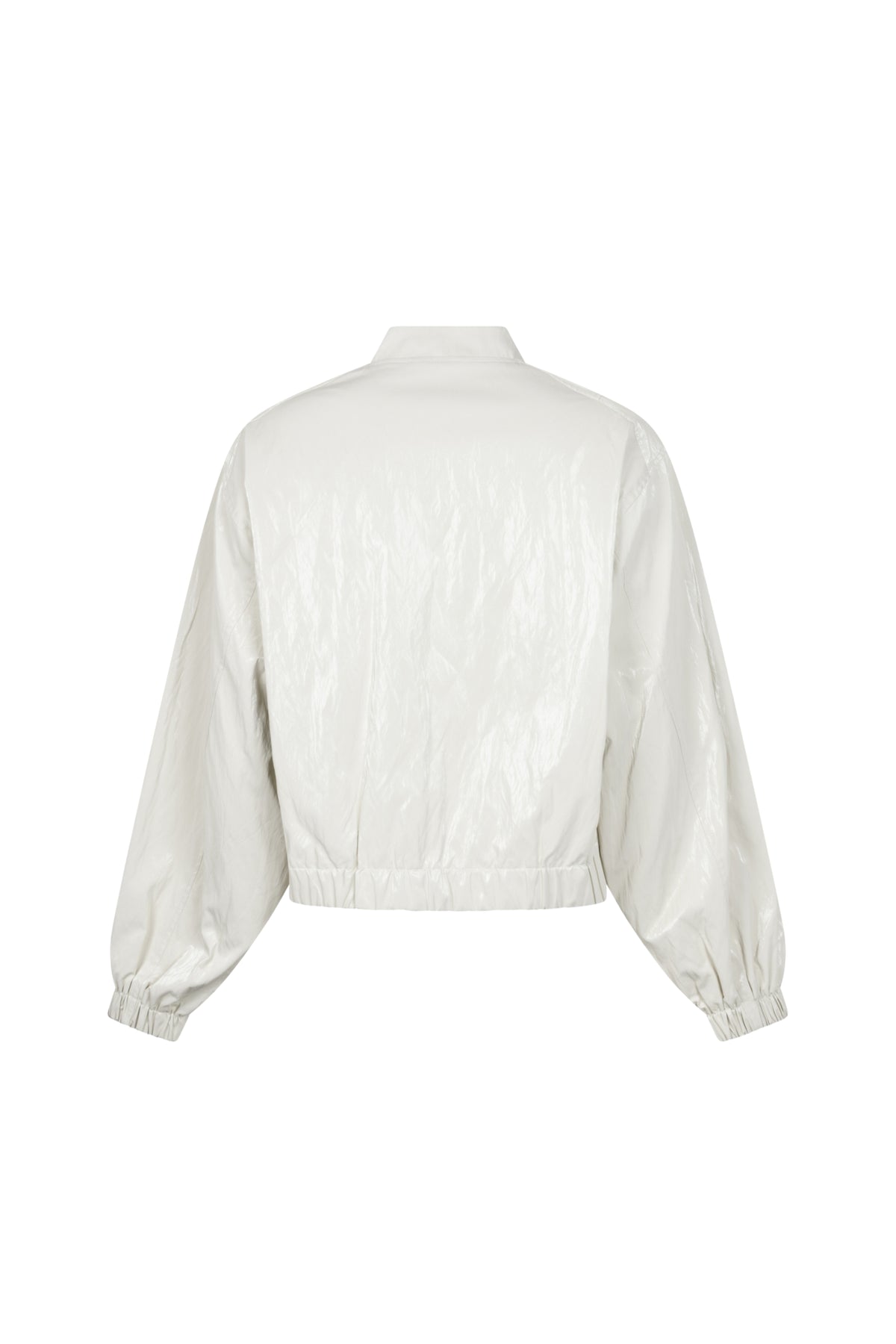 Zoso Jacket Bianca Kit 261, lichte en stijlvolle jas met ritssluiting en capuchon, geschikt voor dagelijks gebruik.