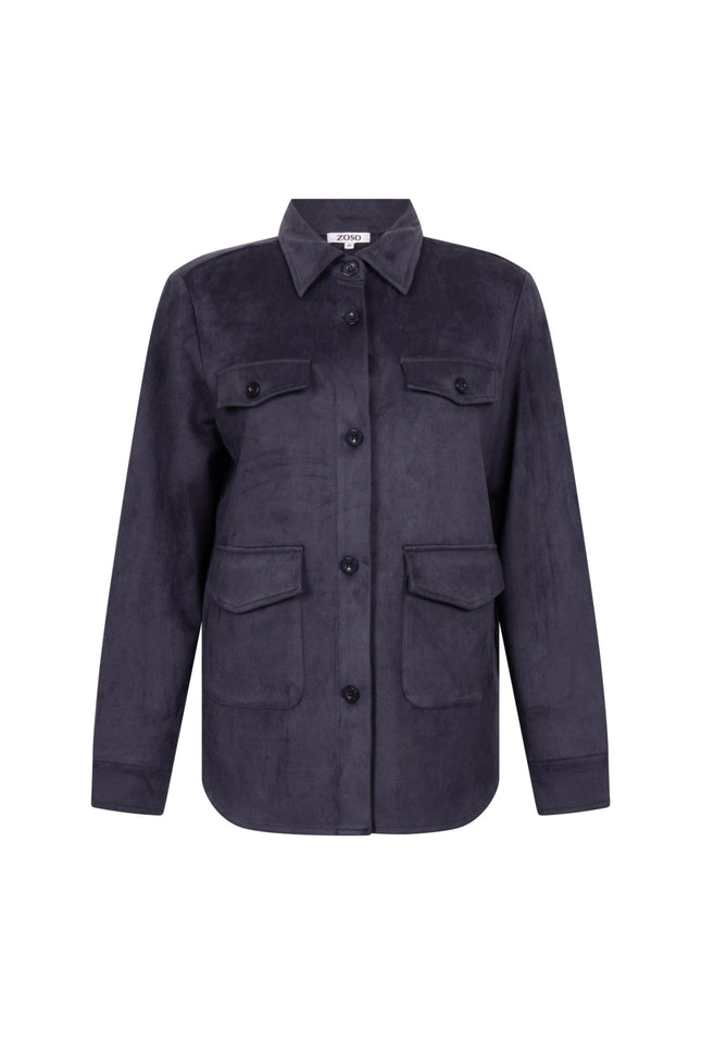 Zoso Jacket Pamela Navy 254 Stretchshop.nl