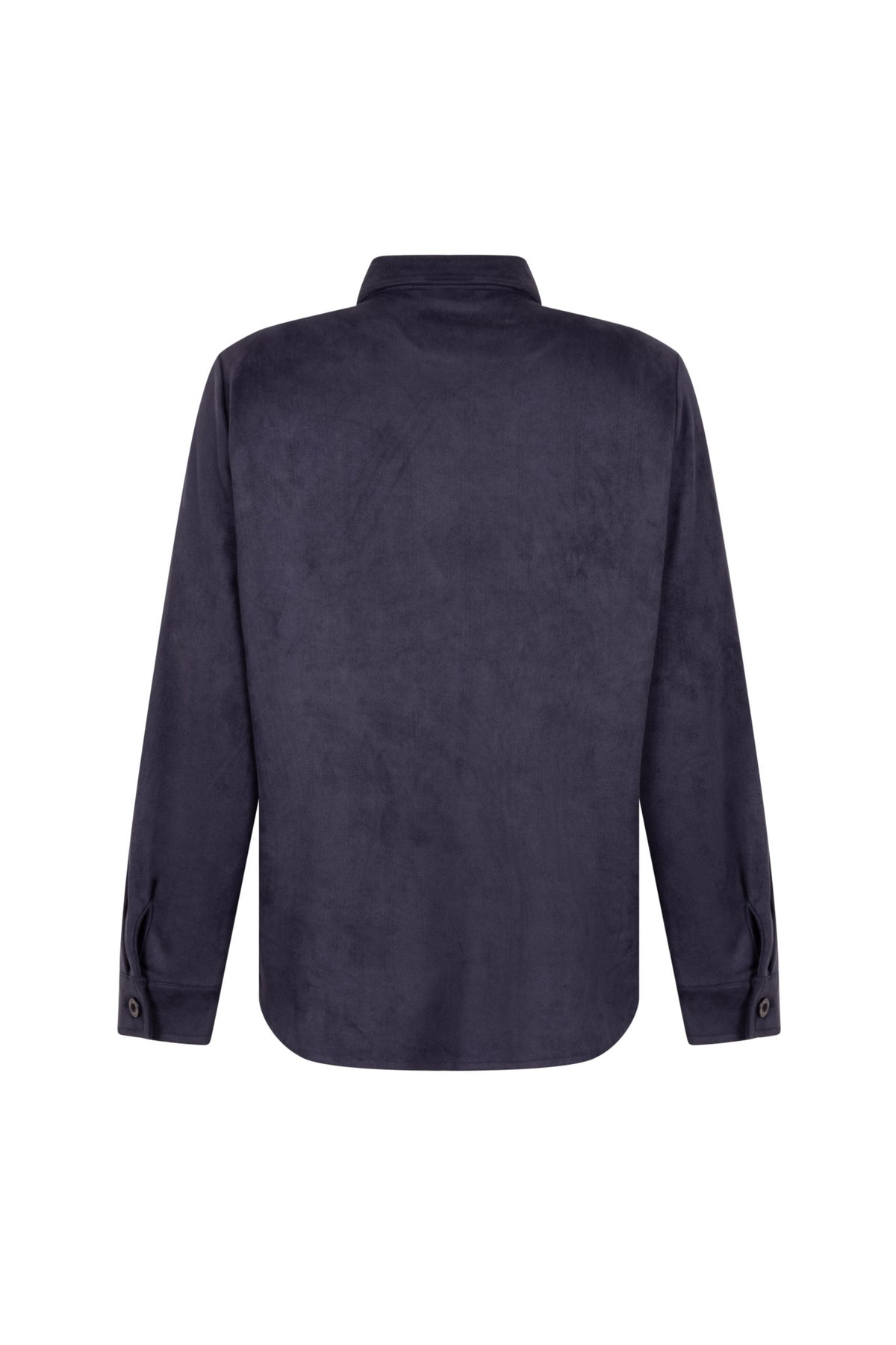 Donkerblauwe Zoso Pamela jas voor dames, casual stijl, zichtbaar met ritssluiting en kraag, geschikt voor koud weer.