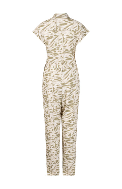 Zoso Jumpsuit Louisa Green Sand 252 Stretchshop.nl