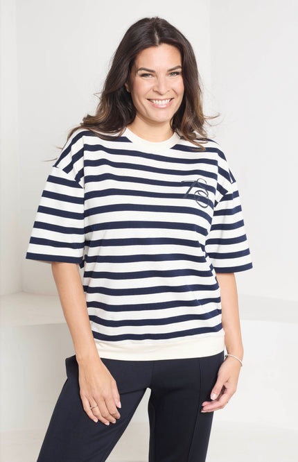 Zoso Sweater Melissa Kit Night Blue 261 Stretchshop.nl