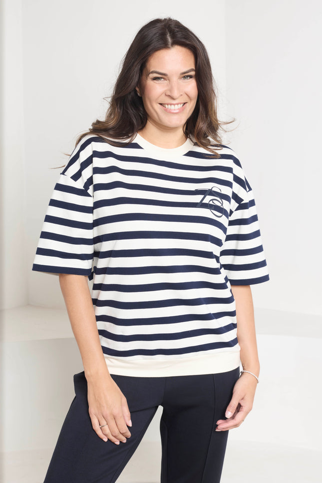 Zoso Sweater Melissa Kit Night Blue 261 Stretchshop.nl
