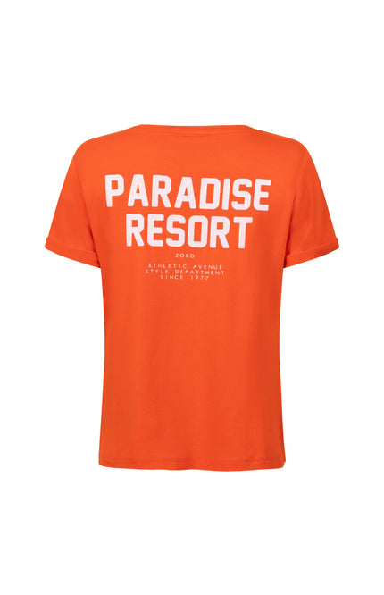 Zoso T-shirt Ellen Orange 253 Stretchshop.nl