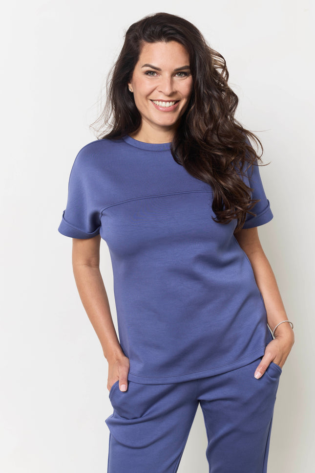 Zoso T-Shirt Patty Blue 261 Stretchshop.nl