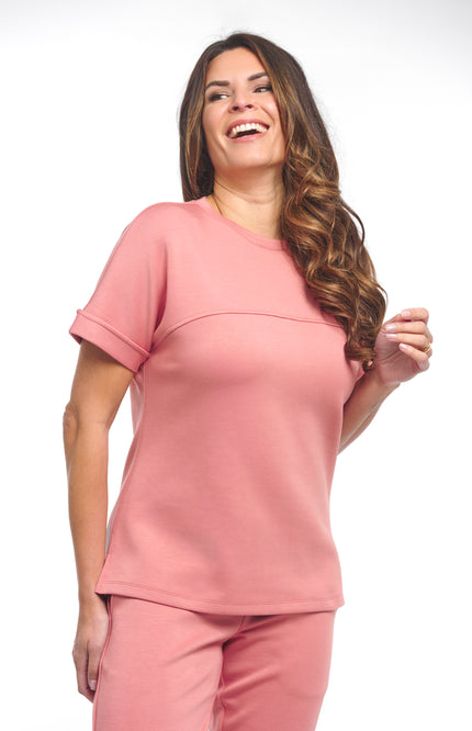 Zoso T-Shirt Patty Desert Rose 261 Stretchshop.nl