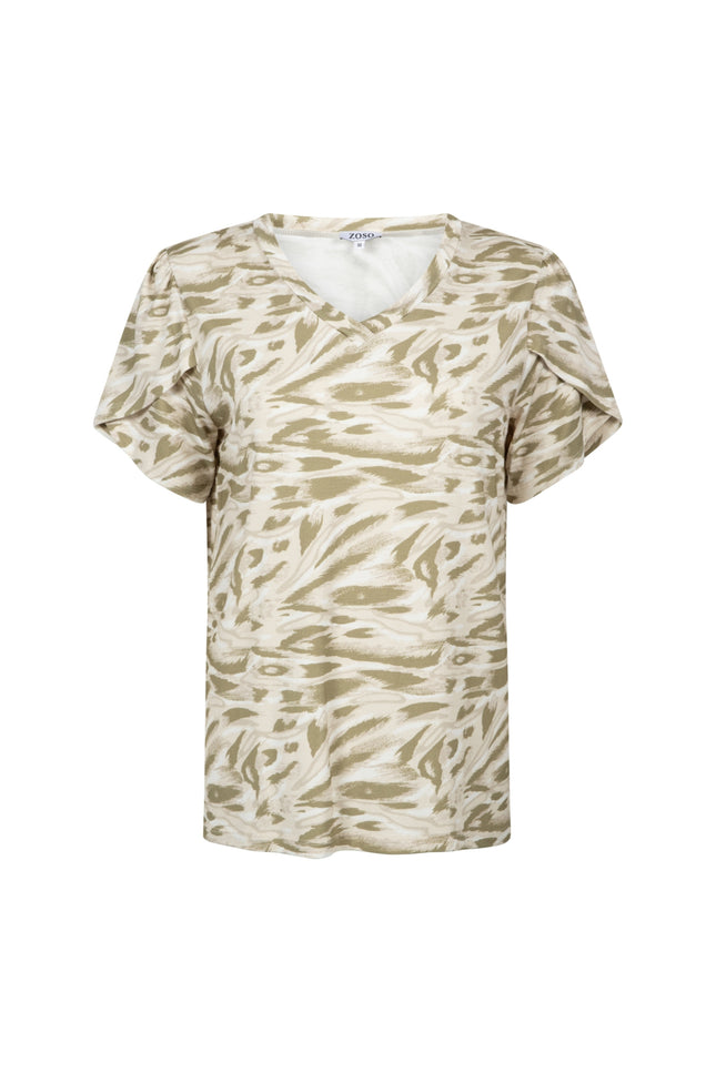 Zoso Top Dora Green Sand 252 Stretchshop.nl