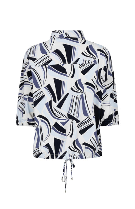 Zoso Travel Blouse Glenny Night Blue 261 Stretchshop.nl