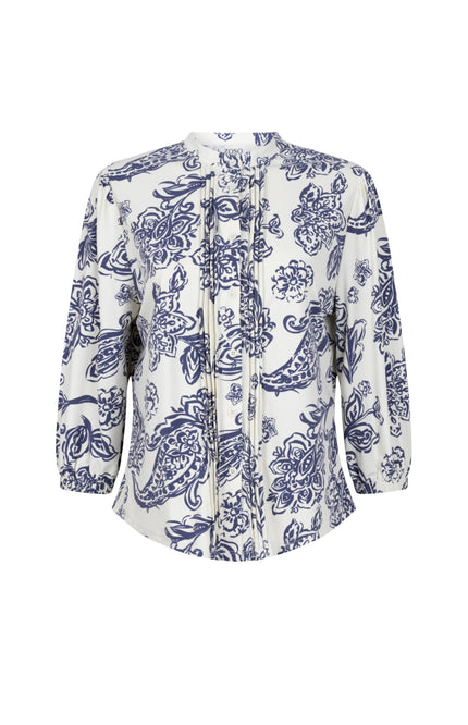 Zoso Travel Blouse Jessica Kit Blue 261 Stretchshop.nl