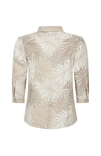 Zoso Travel Blouse Karin Sand 252 Stretchshop.nl