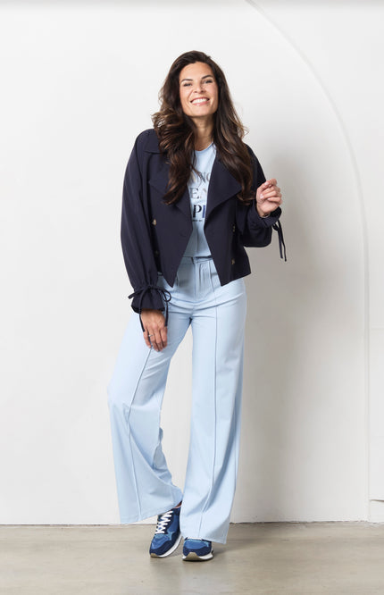 Zoso Travel Broek Beau Light Blue 261 Stretchshop.nl