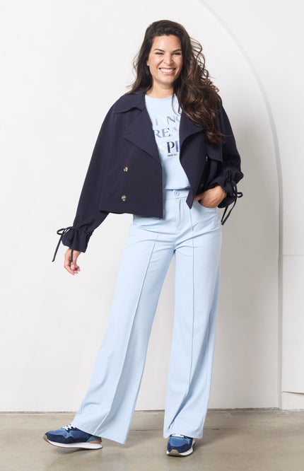 Zoso Travel Broek Beau Light Blue 261 Stretchshop.nl
