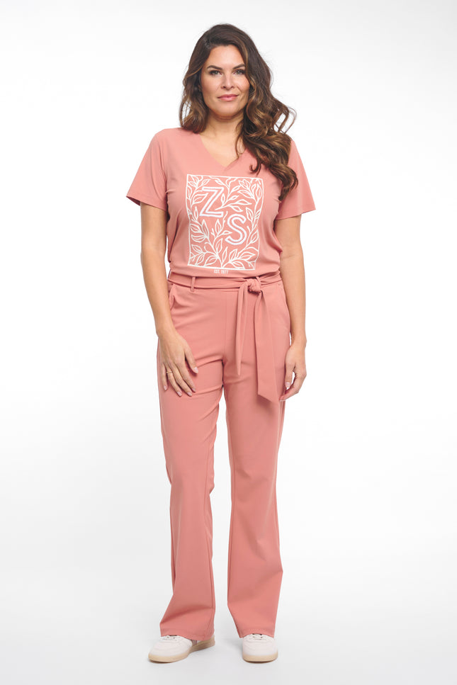 Zoso Travel Broek Belle Desert Rose 261 Stretchshop.nl