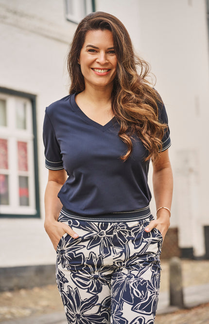 Zoso Travel Broek Devon Night Blue 261 Stretchshop.nl