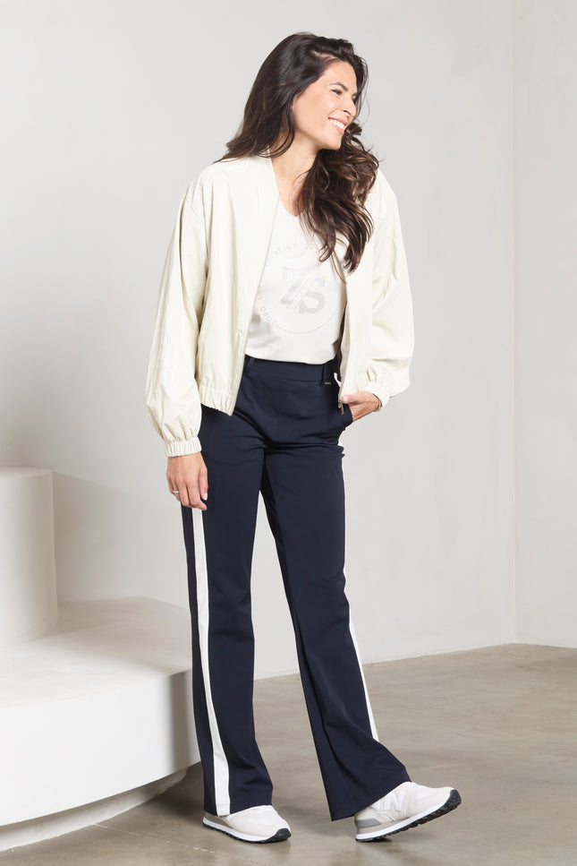Zoso Travel Broek Macy Night Blue 261 Stretchshop.nl