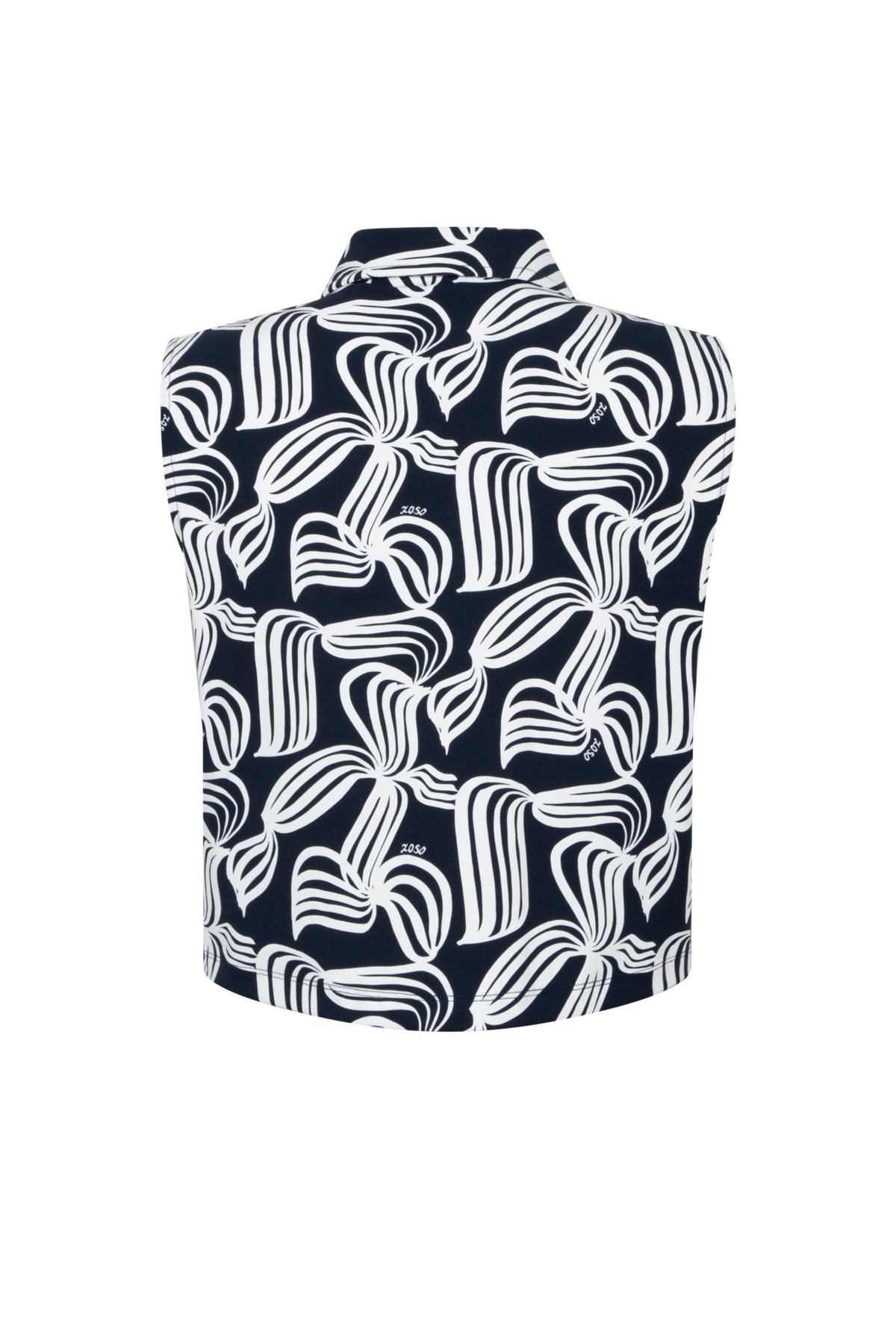 Zoso Donna Travel Gilet in navy en wit, lichtgewicht vest met ritssluiting en praktische zakken, geschikt voor reizen en buitenactiviteiten