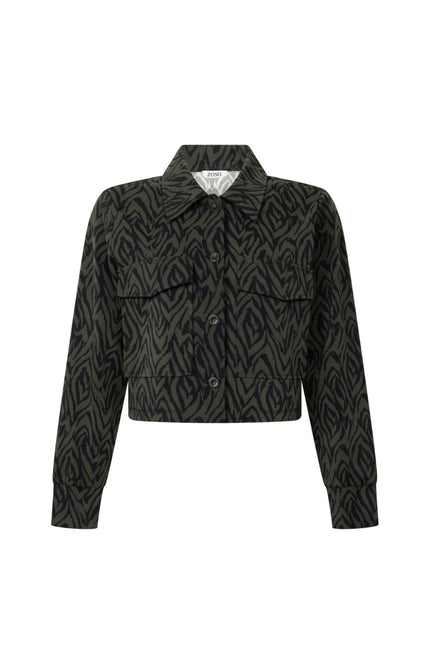 Zoso Travel Jacket Alma Army Navy 254 Stretchshop.nl
