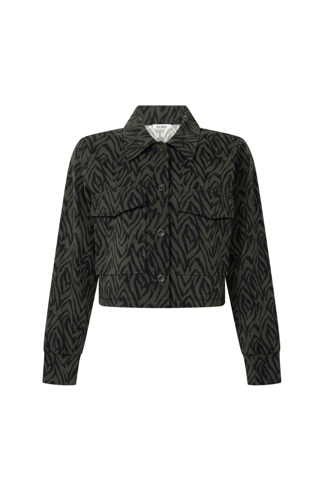 Zoso Travel Jacket Alma Army Navy 254 Stretchshop.nl