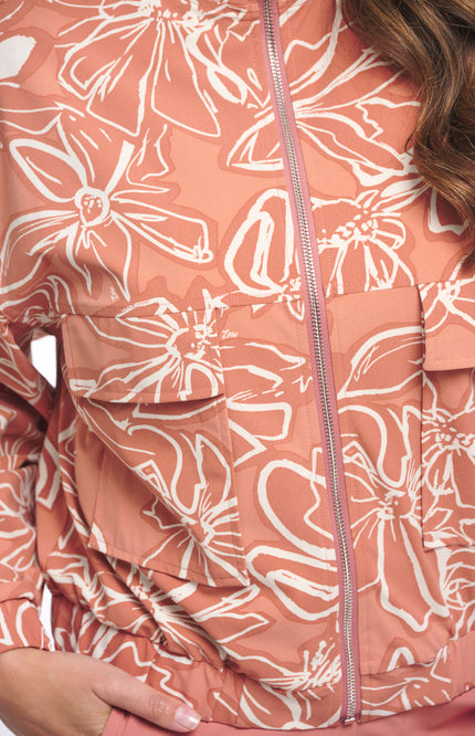 Zoso Travel Jacket Jenny Desert Rose 261 Stretchshop.nl