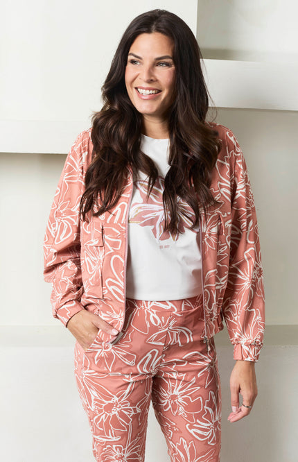Zoso Travel Jacket Jenny Desert Rose 261 Stretchshop.nl