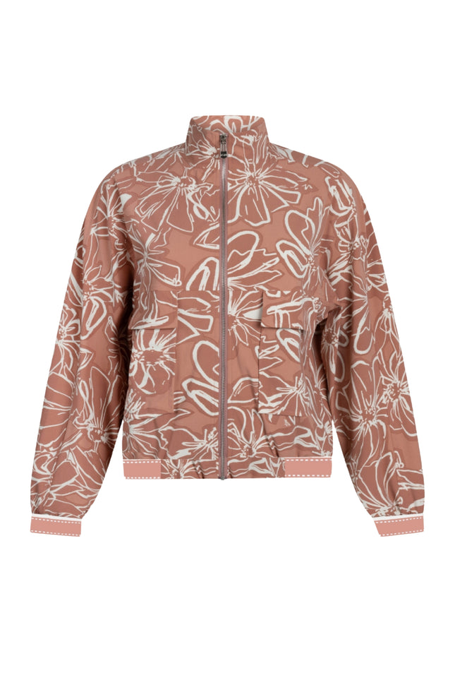 Zoso Travel Jacket Jenny Desert Rose 261 Stretchshop.nl