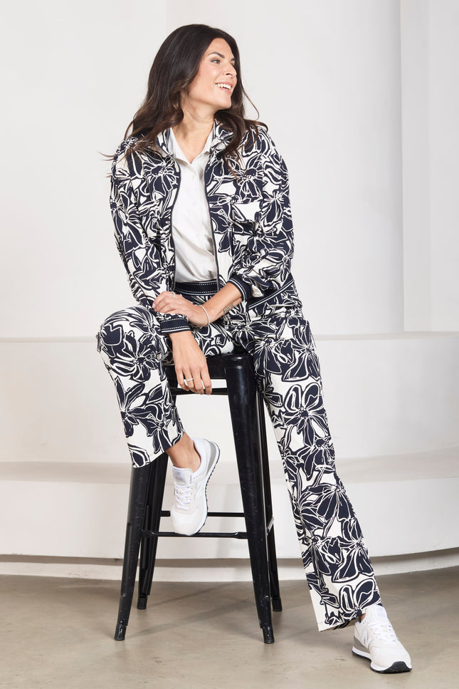 Zoso Travel Jacket Jenny Night Blue 261 Stretchshop.nl