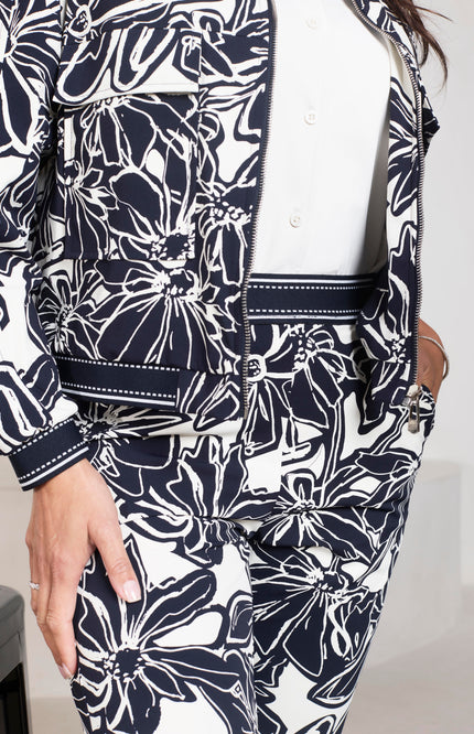 Zoso Travel Jacket Jenny Night Blue 261 Stretchshop.nl