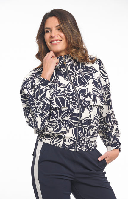 Zoso Travel Jacket Jenny Night Blue 261 Stretchshop.nl