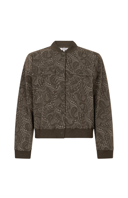 Zoso Travel Jacket Lotte Army 254 Stretchshop.nl