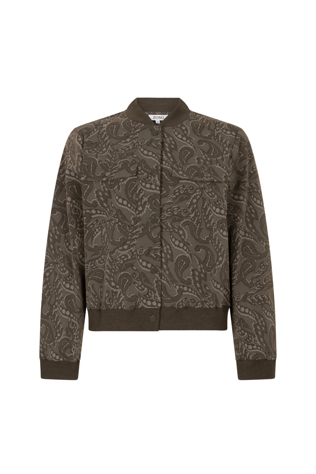 Zoso Travel Jacket Lotte Army 254 Stretchshop.nl