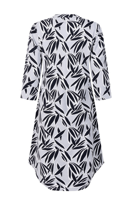 Zoso Travel Jurk Joshua Grey Navy 251 Stretchshop.nl