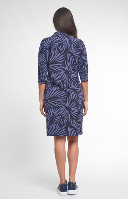 Zoso Travel Jurk Laurien Night Blue 261 Stretchshop.nl