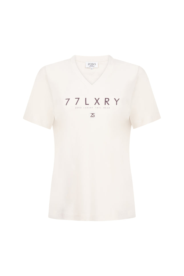 Travel T-Shirt Micky Ivory Bordeaux 264