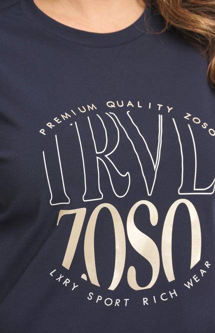 Zoso Travel T-Shirt Selma Night Blue 261 Stretchshop.nl