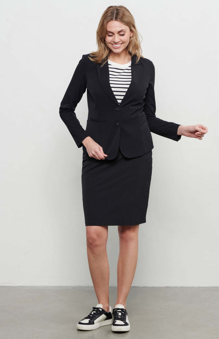 &Co woman Travel rok pilar zwart Stretchshop.nl