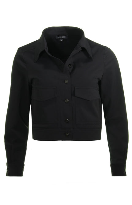 Mi Piace Travel jacket zwart 202348 Stretchshop.nl