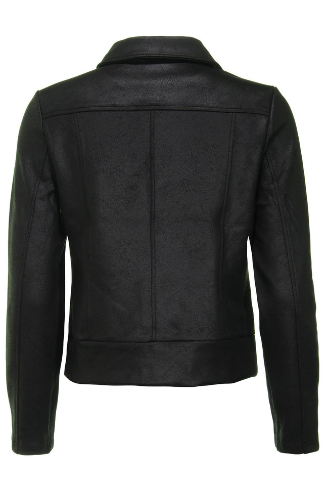 Mi Piace Jacket suède zwart 202342 Stretchshop.nl