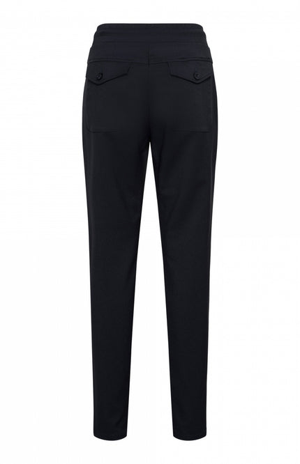 &Co woman Broek penny comfort twill navy PA292 Stretchshop.nl