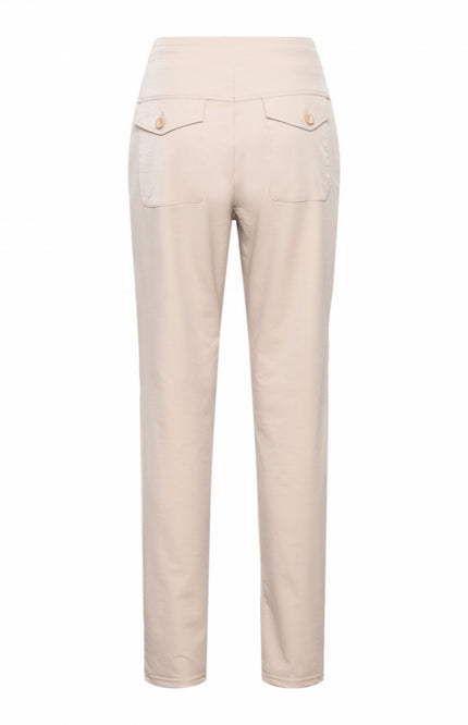 &Co woman Travel broek penny sand PA100-2 Stretchshop.nl