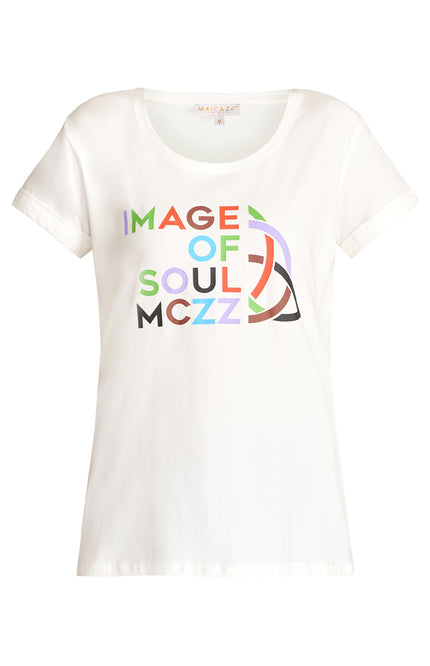Maicazz T-shirt onora offwhite Stretchshop.nl
